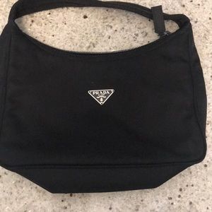 Prada small black hobo